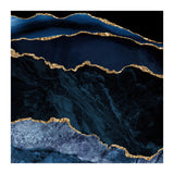 Navy & Gold Agate Texture 02 (Print Only) thumbnail