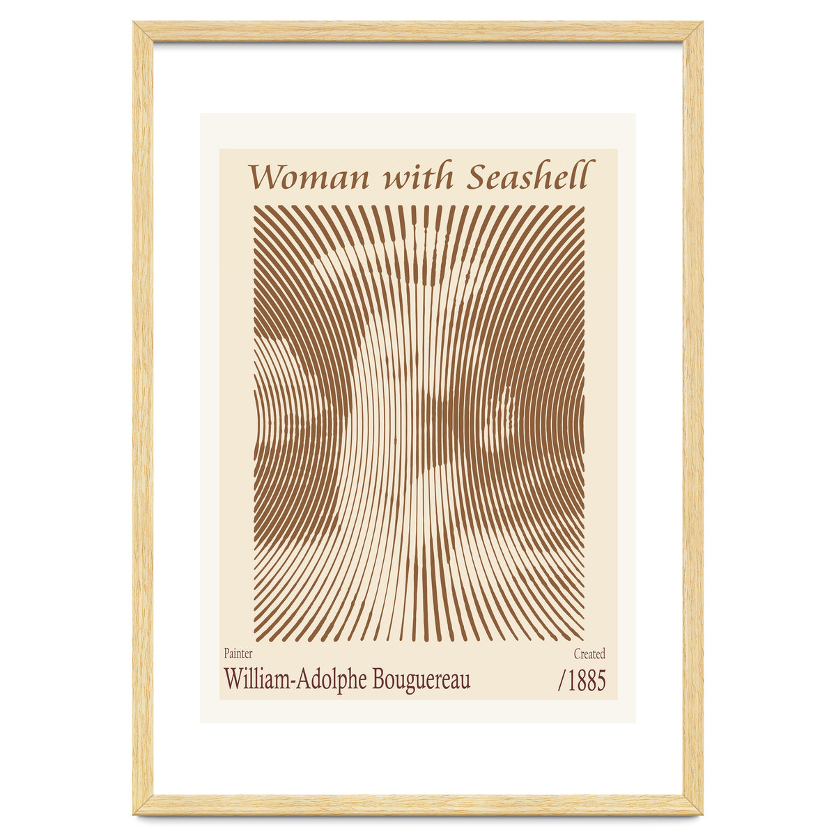 Woman With Seashell – William Adolphe Bouguereau (1885)