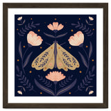 Moth And Flowers thumbnail