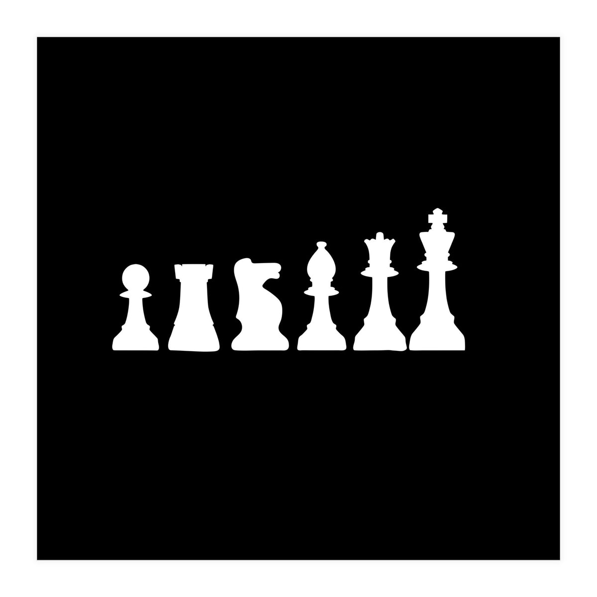 Chess Game Pieces (Print Only)