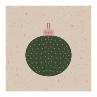 Christmas globe with snowflakes (Print Only)