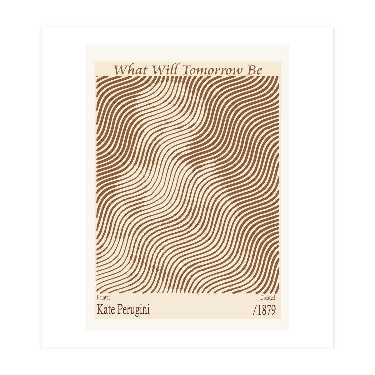 What Will Tomorrow Be – Kate Perugini (1879) (Print Only)