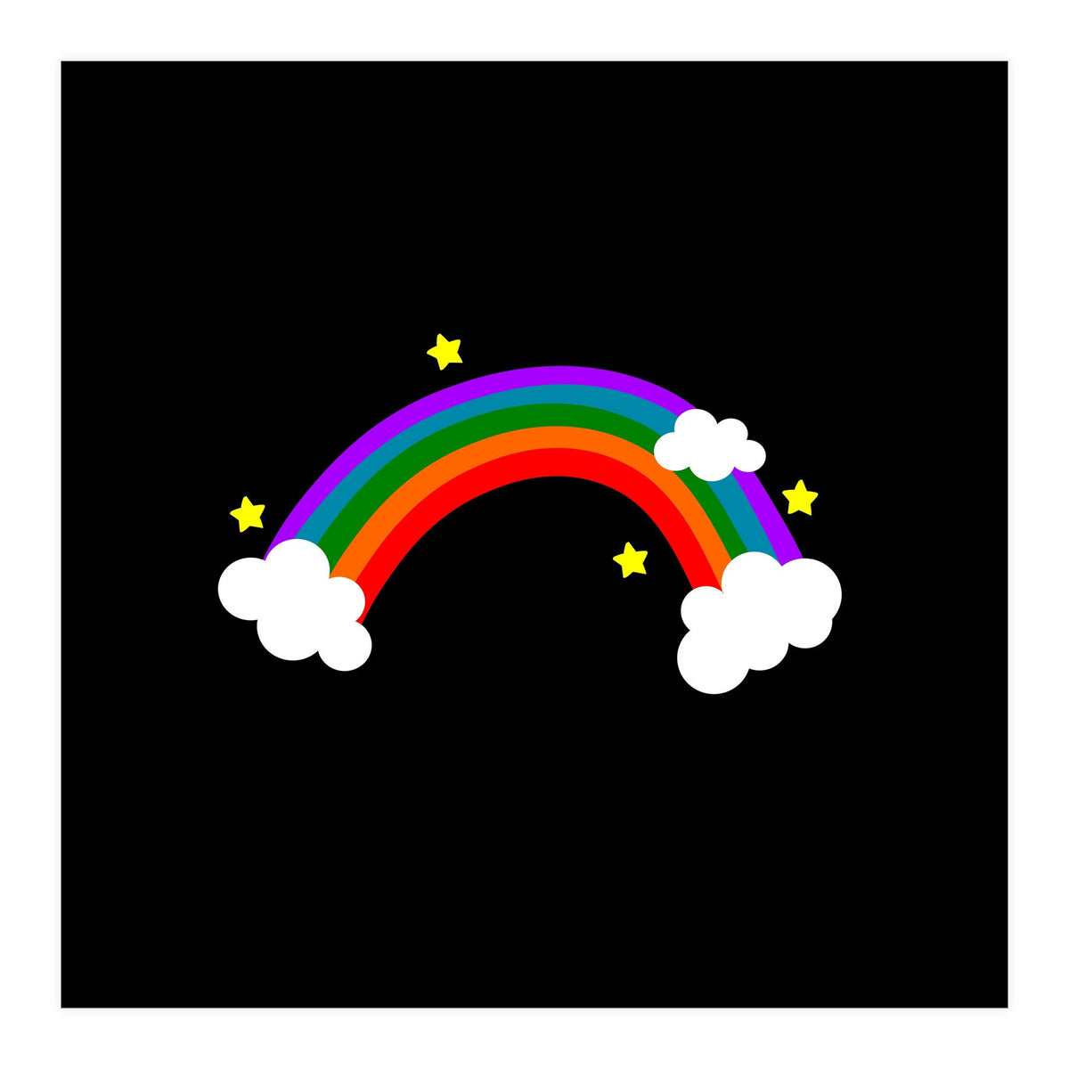 Colorful Rainbow (Print Only)