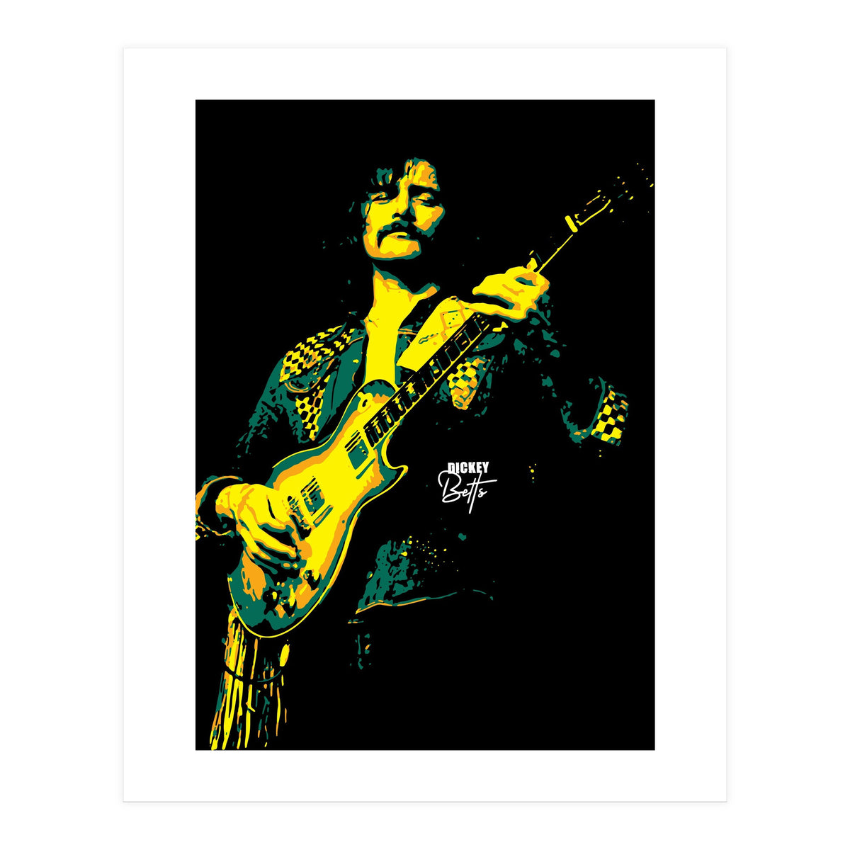 Dickey Betts American Rock Guitarist Legend 2 (Print Only)