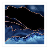 Navy & Rose Gold Agate Texture 14 (Print Only) thumbnail