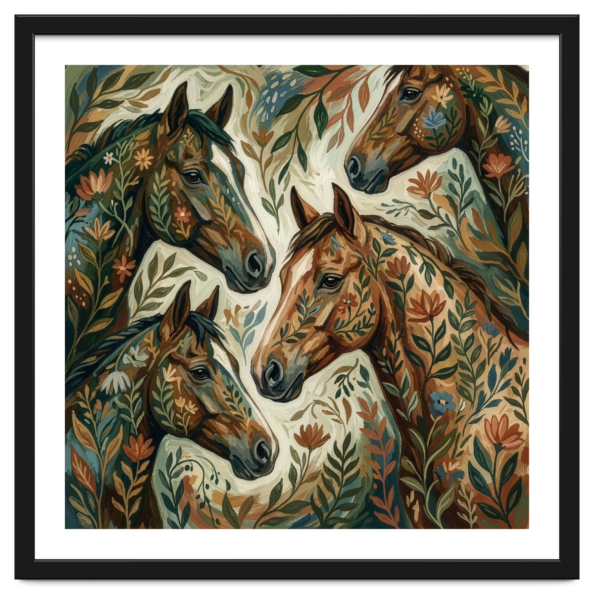 Wild Horses In Bloom
