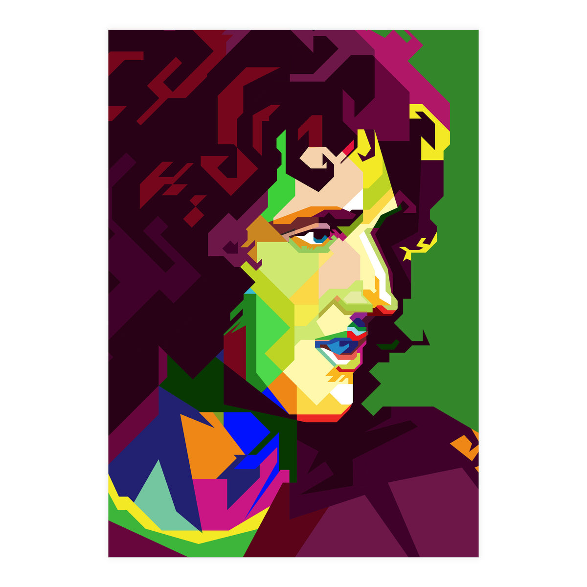 Brian Harold May Pop Art WPAP (Print Only)