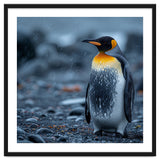 King Penguin Standing In The Rain thumbnail