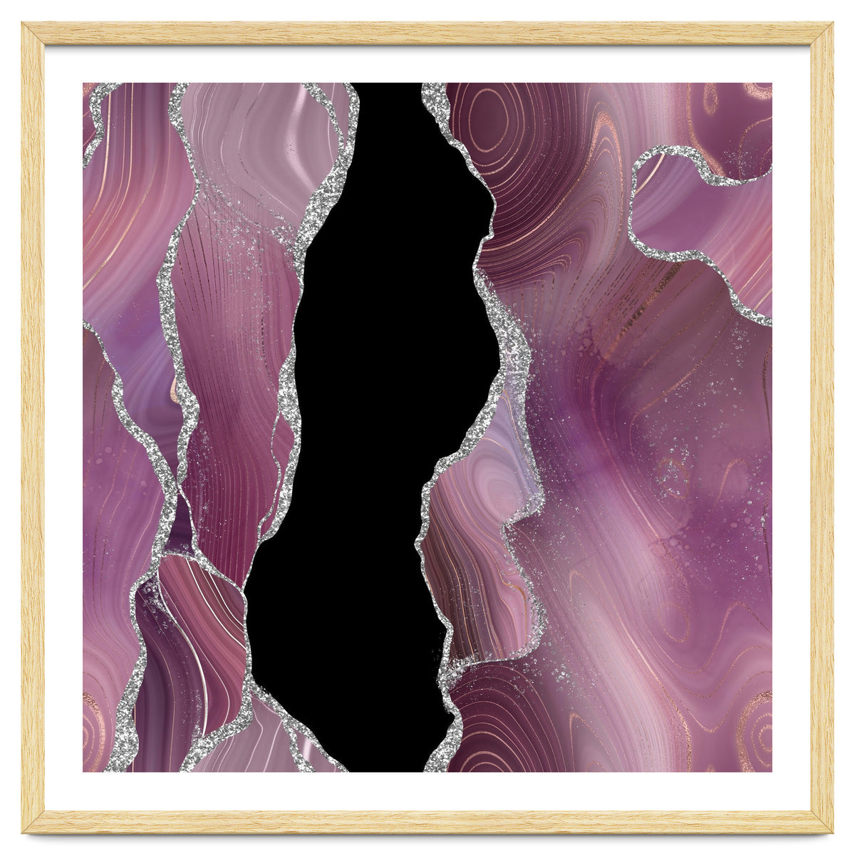 Mauve & Silver Agate Texture 01