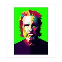 Jeff Bridges Hollywood Actor Pop Art WPAP (Print Only)