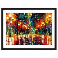 Abstract Contemporary Rainy