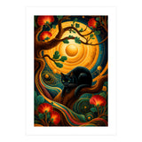 Black Cat Retro Contemporer (Print Only) thumbnail