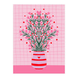 Heart Flowers Vase (Print Only) thumbnail