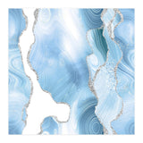 Blue & Silver Agate Glitter Texture 05  (Print Only) thumbnail