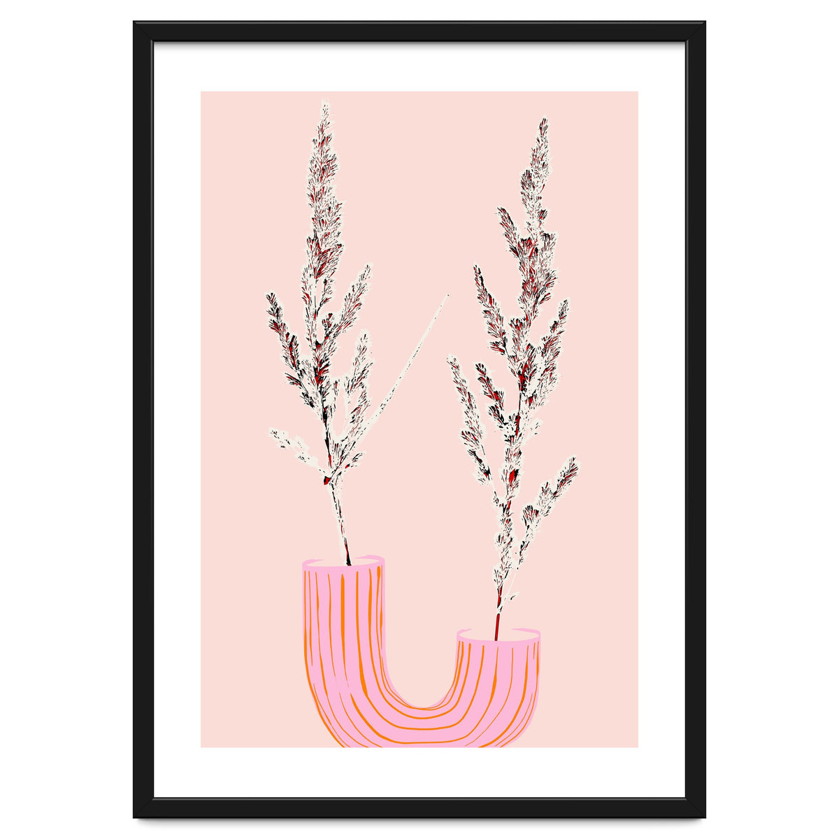 Plant based happyness Grasses 1 still life