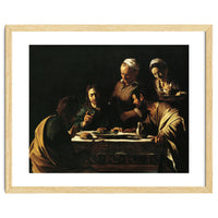 Caravaggio / 'Supper at Emmaus', 1606, Oil on canvas, 141 x 175 cm. JESUS. CRISTO RESUCITADO.