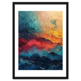 Abstract Textured Mountain Landscape thumbnail