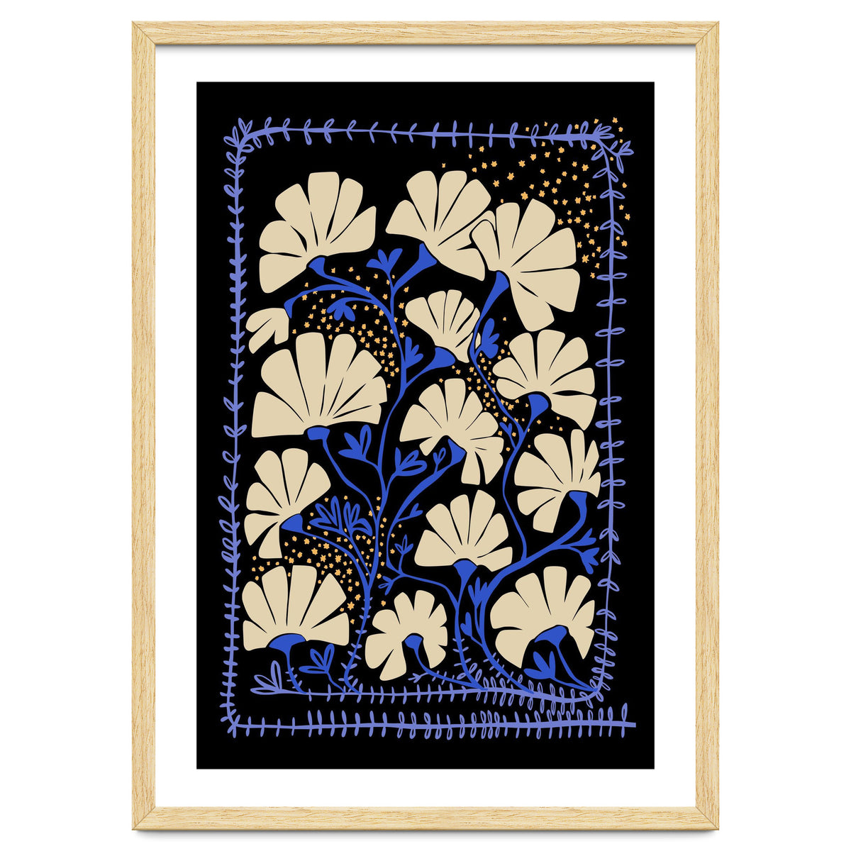 Klimts blooming  black