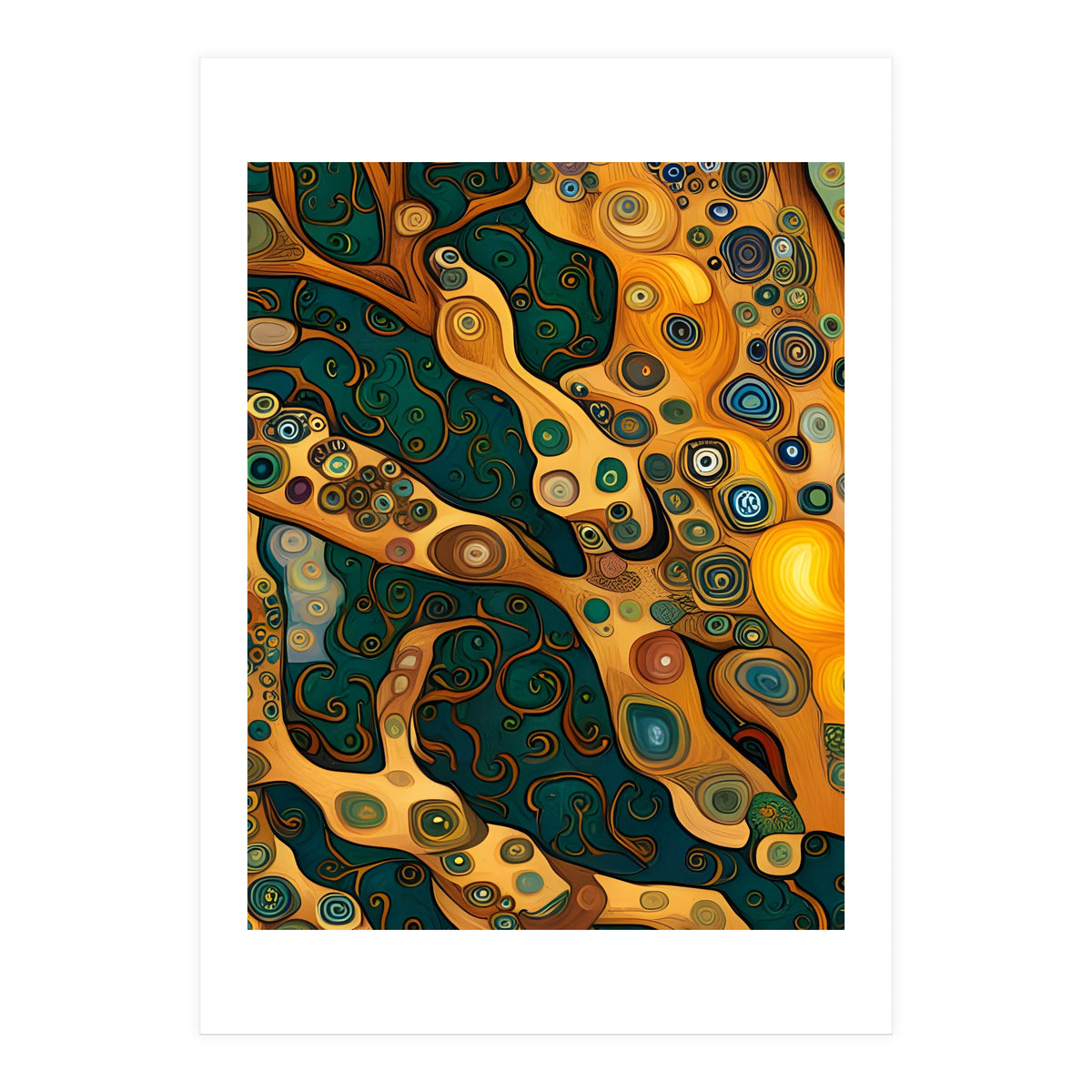 Artificial Masterworks - Klimt van Gogh (Print Only)