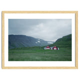 Cabins under the twilight - Iceland thumbnail