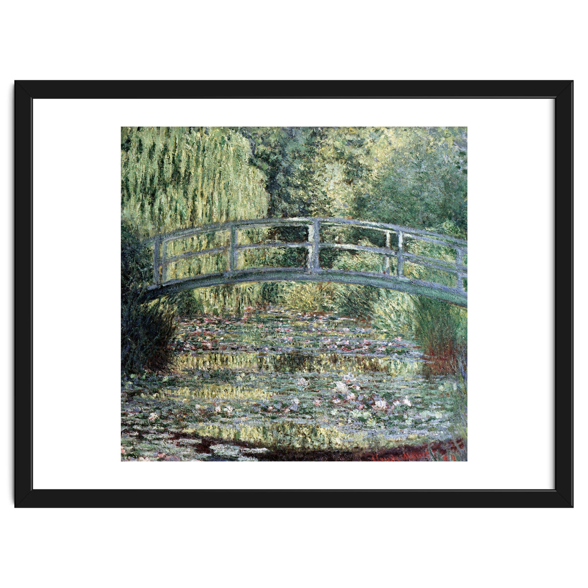 The Waterlily Pond: Green Harmony - 1899 - 89x93,5 cm - oil on canvas.