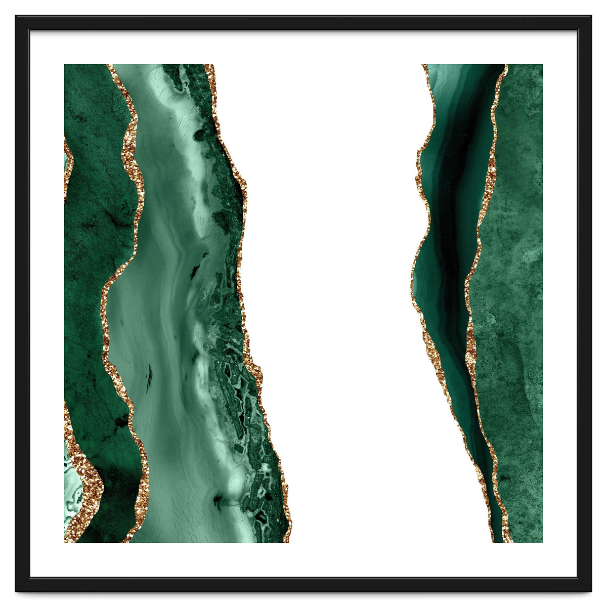 Emerald & Gold Agate Texture 14
