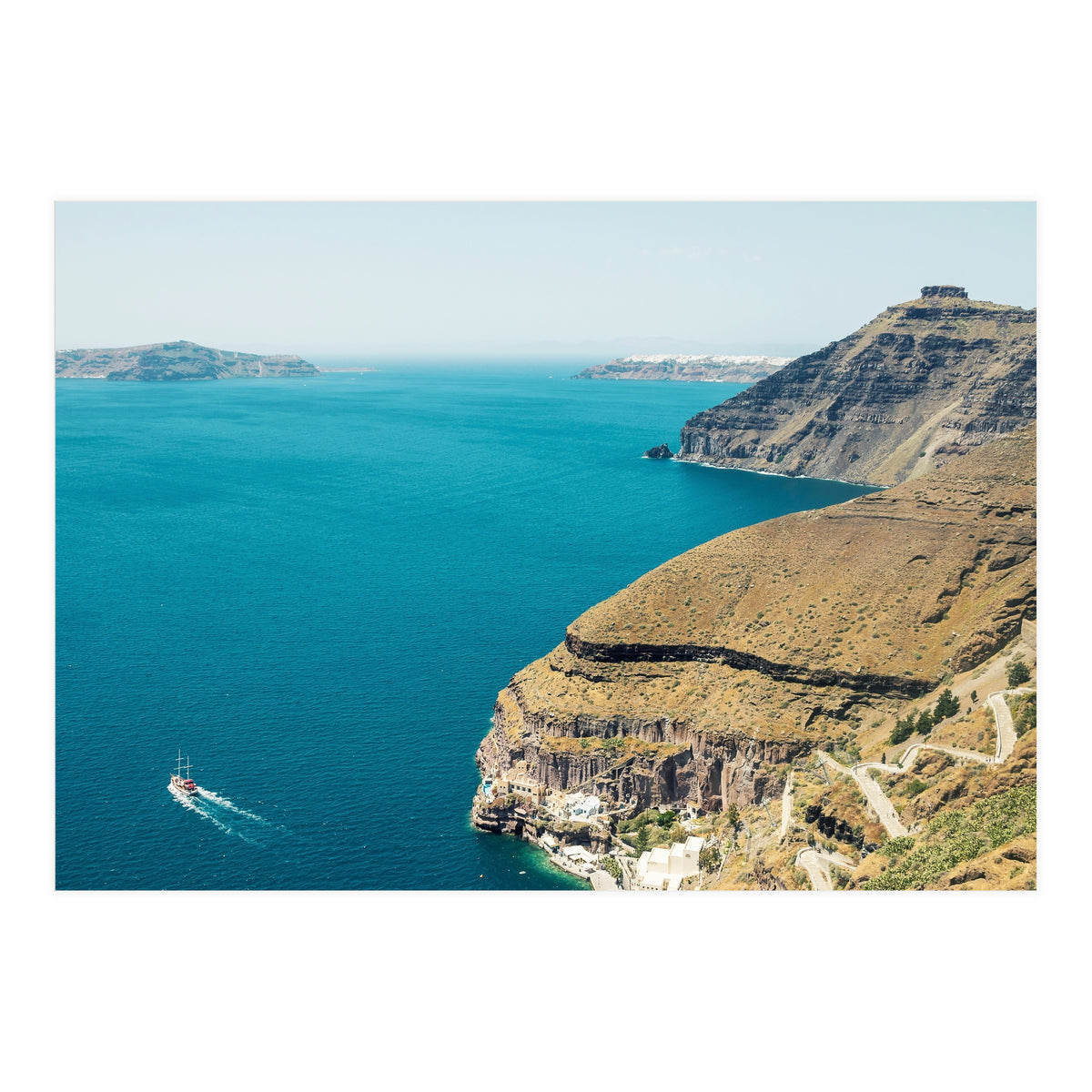 Sailing On The Caldera (Print Only)