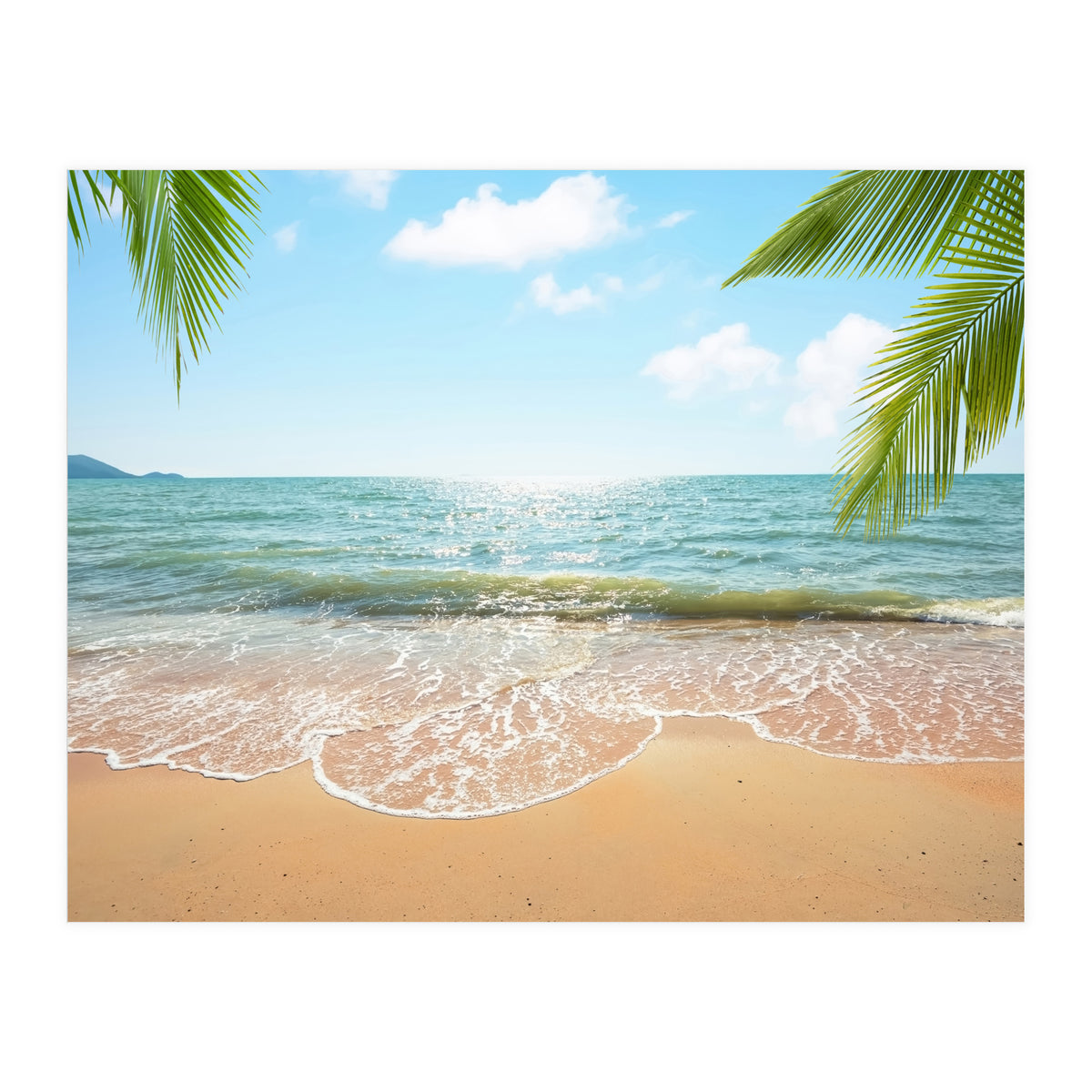Tropical Beach (Print Only)