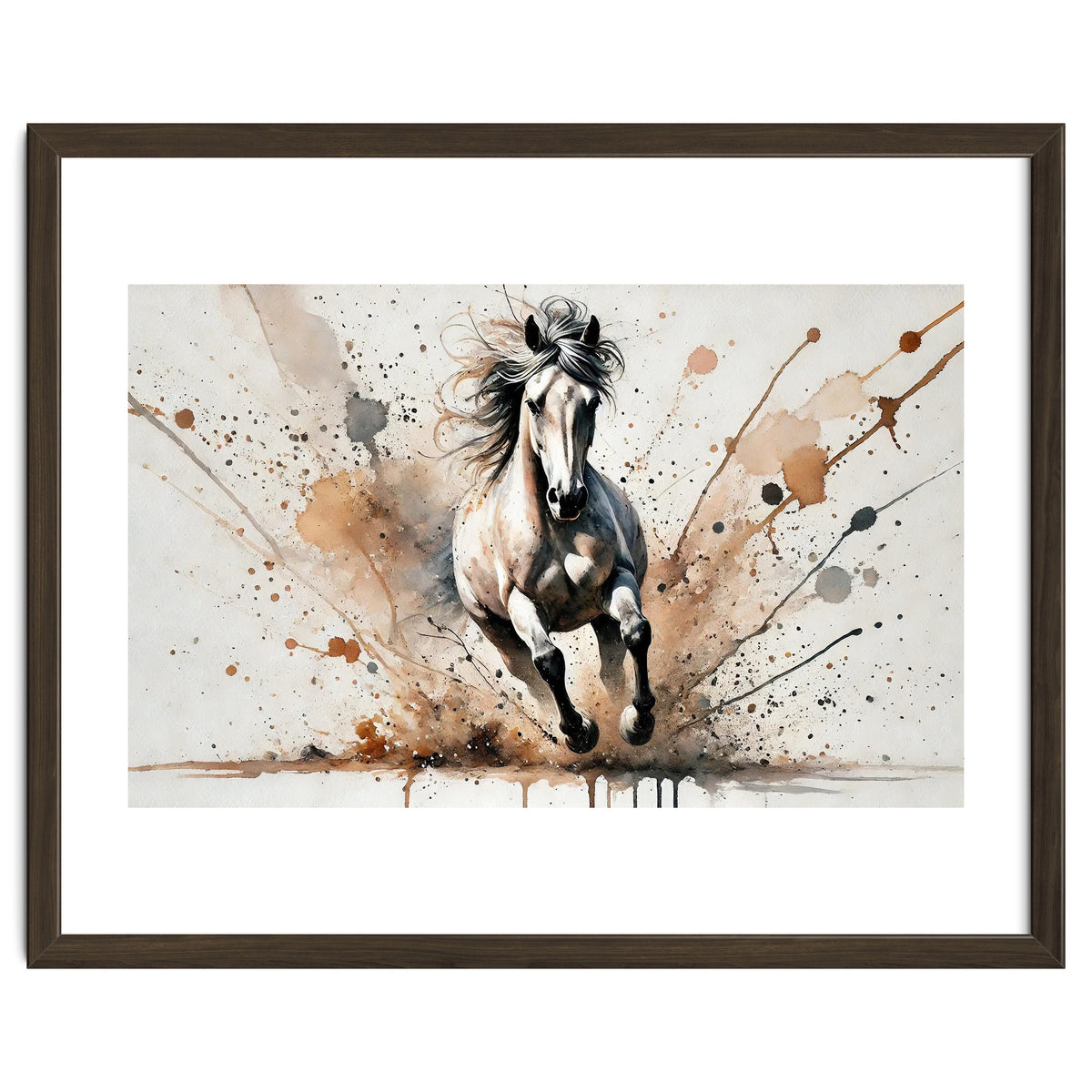 Galloping Horse Front View