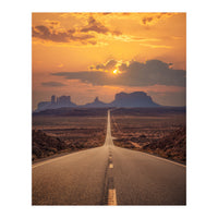 Famous Forrest Gump Road - Monument Valley (Print Only)
