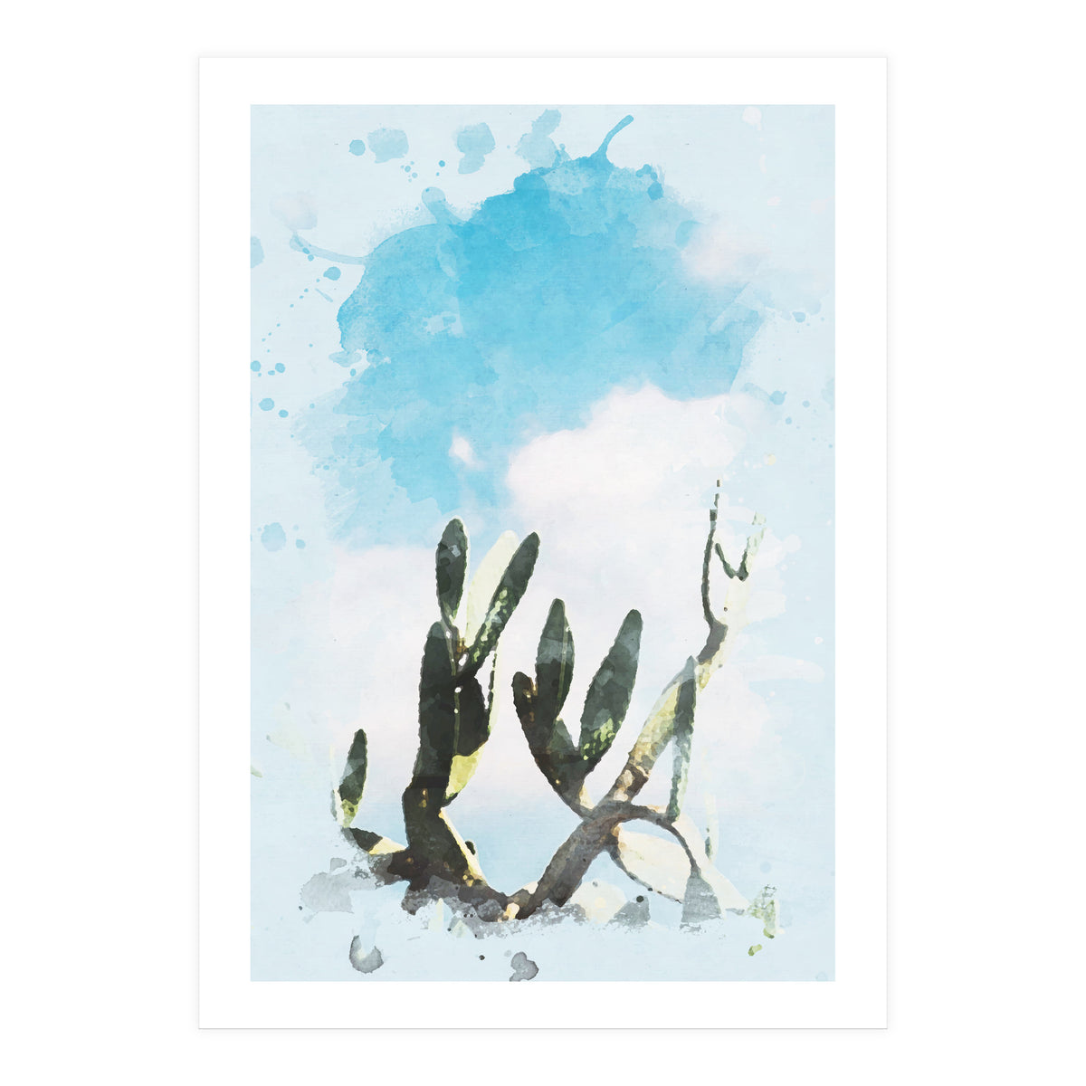 Cactus & Sky (Print Only)