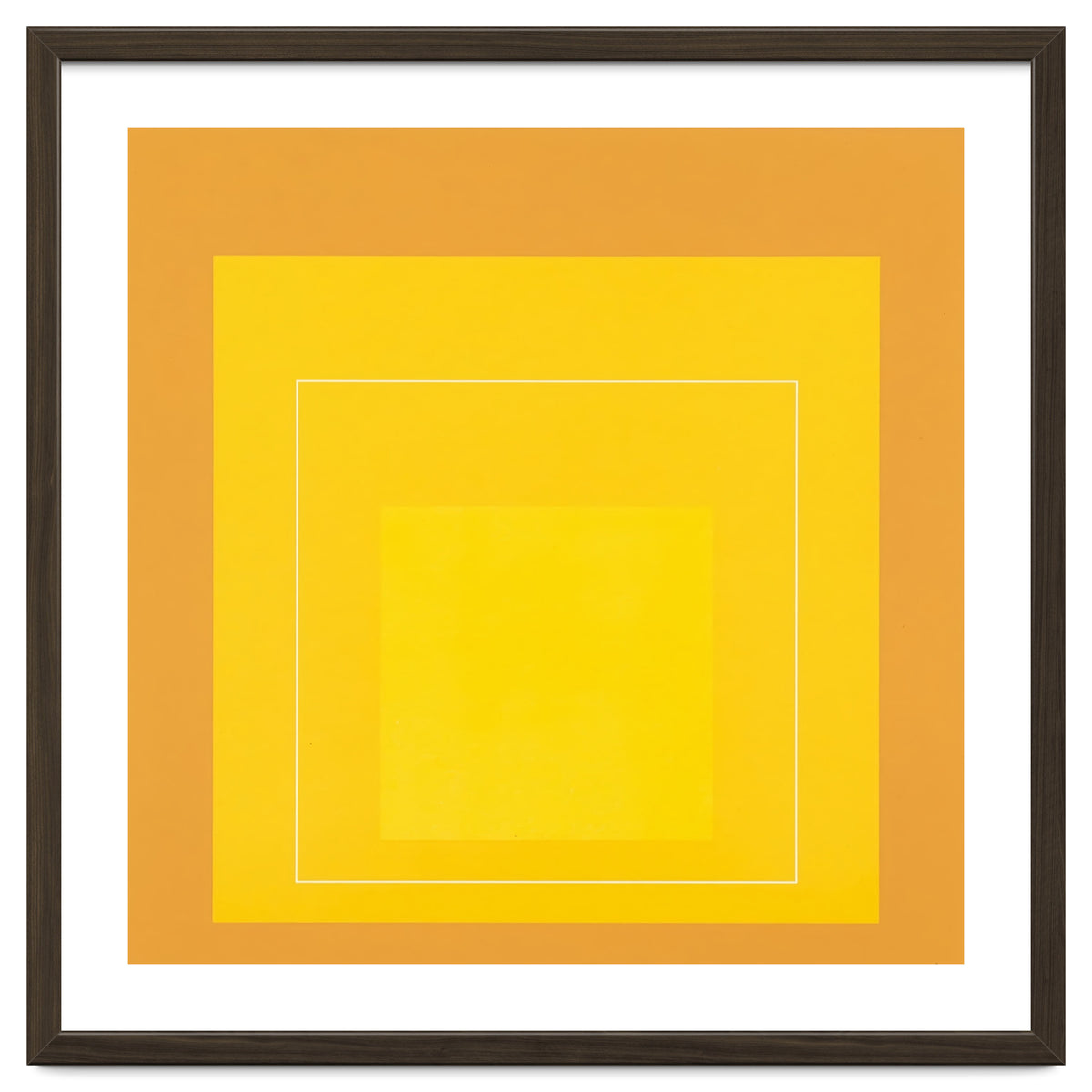 JOSEF ALBERS - HOMAGE TO THE SQUARE ORANGE YELLOW