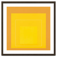 JOSEF ALBERS - HOMAGE TO THE SQUARE ORANGE YELLOW