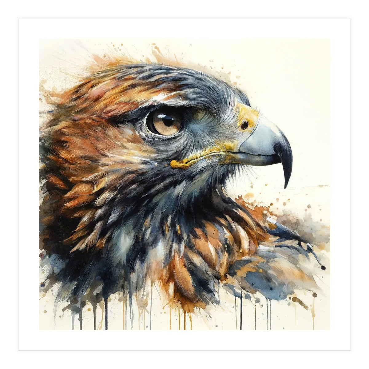 Eagle Gaze Across The Horizon (Print Only)