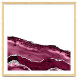 Burgundy & Silver Agate Texture 10 thumbnail