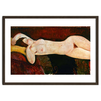 Amadeo Modigliani / 'Reclining Nude', c. 1919, Oil on canvas, 57 x 114 cm.