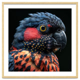 Close Up Portrait Of A Colorful Exotic Parrot thumbnail