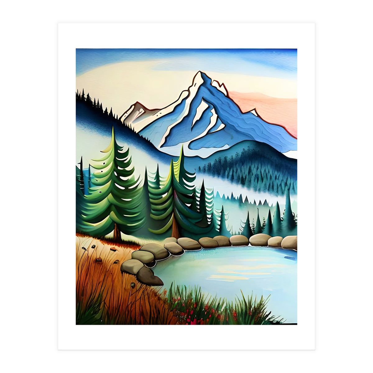 Serenity Unveiled (Print Only)