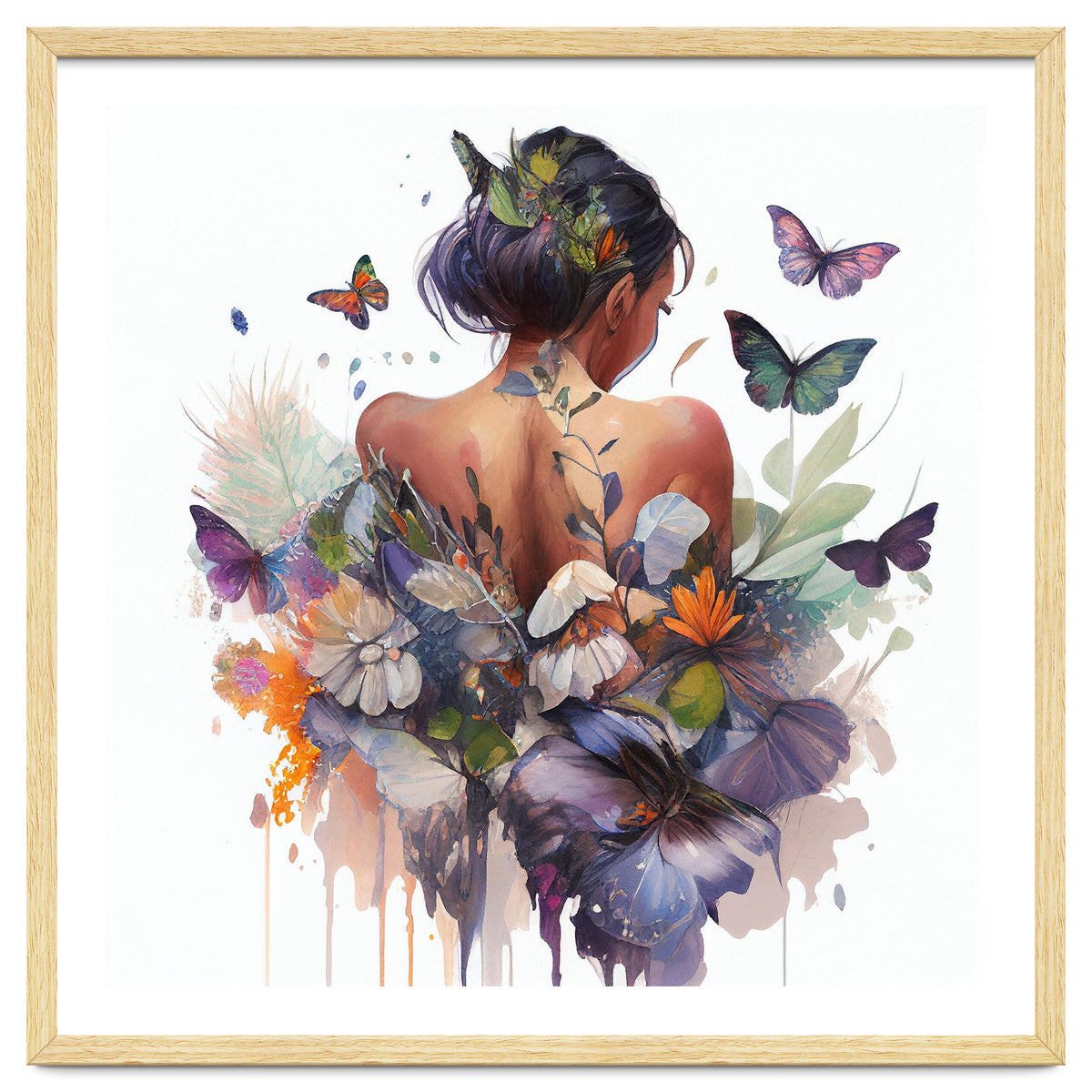 Butterfly Botanical Back