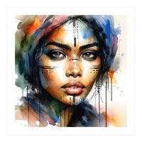 Tribal Muse Portrait (Print Only)