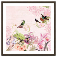 Hummingbirds in Flower Jungle