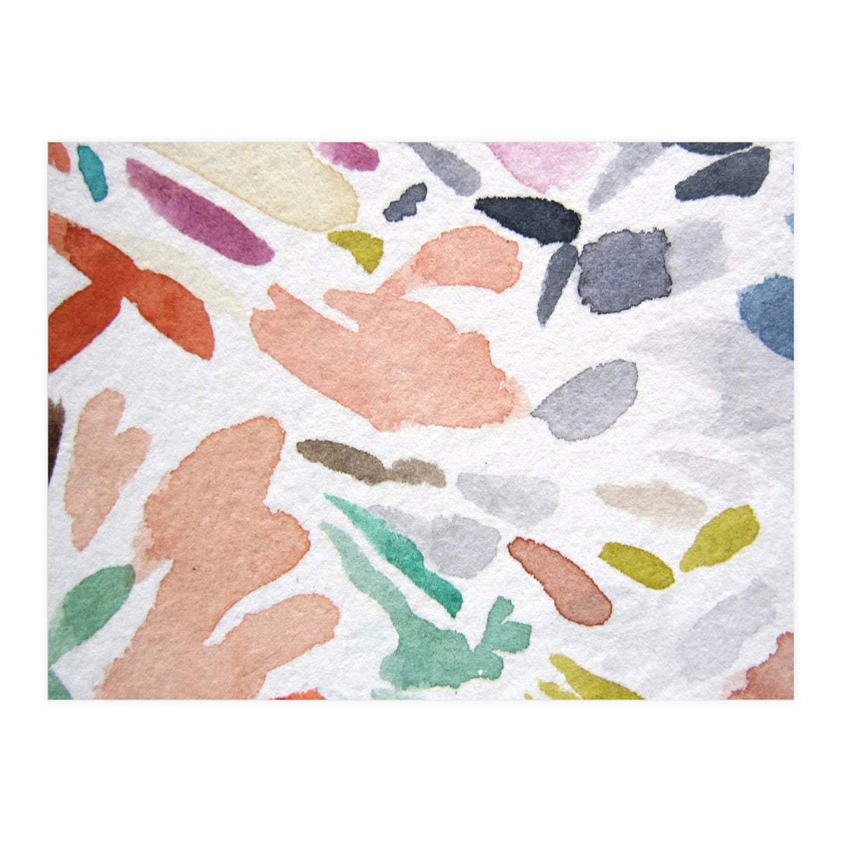 Abstract, Watercolor, Art Print, Viddy Pop The Mood Room (Print Only)