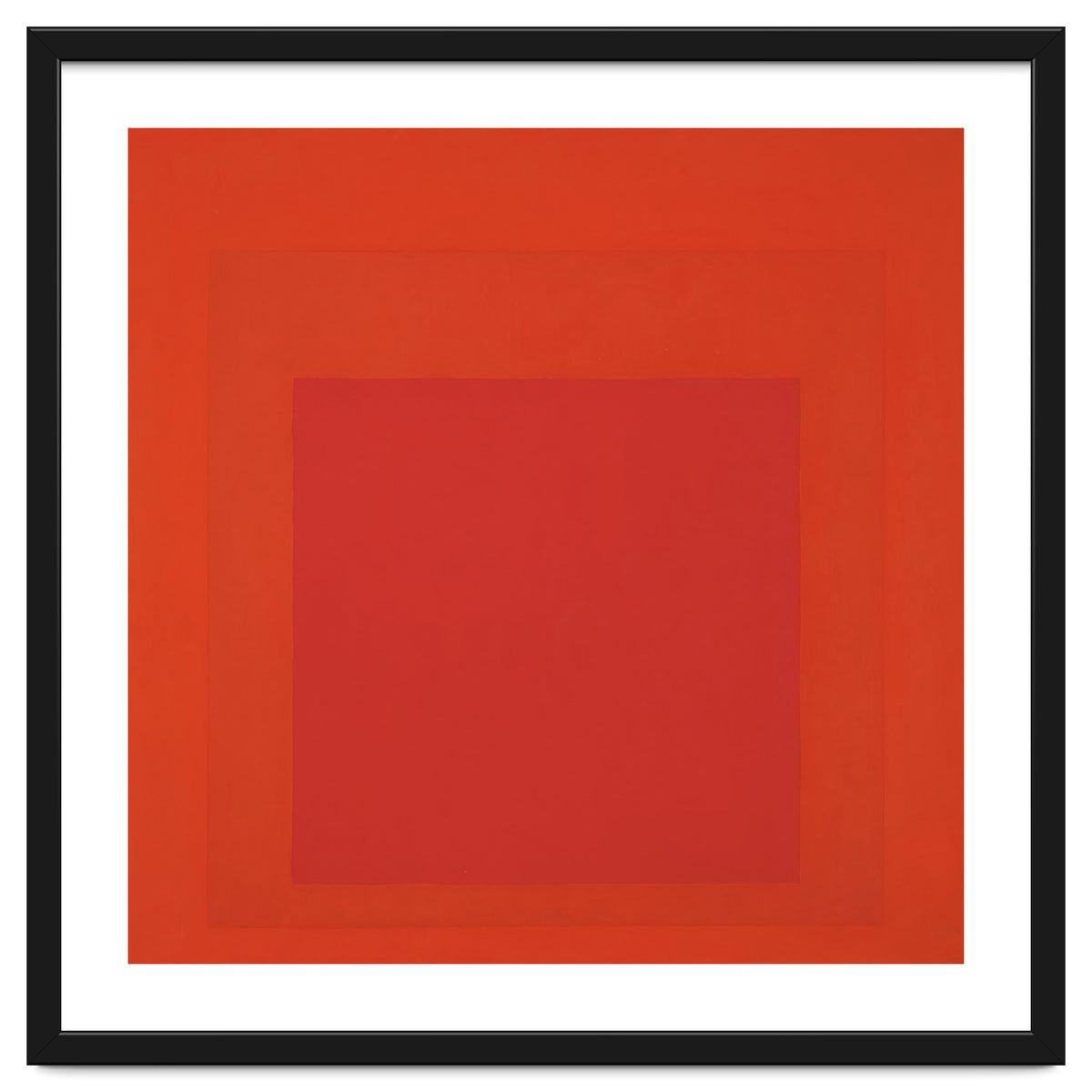 JOSEF ALBERS - HOMAGE TO THE SQUARE RED