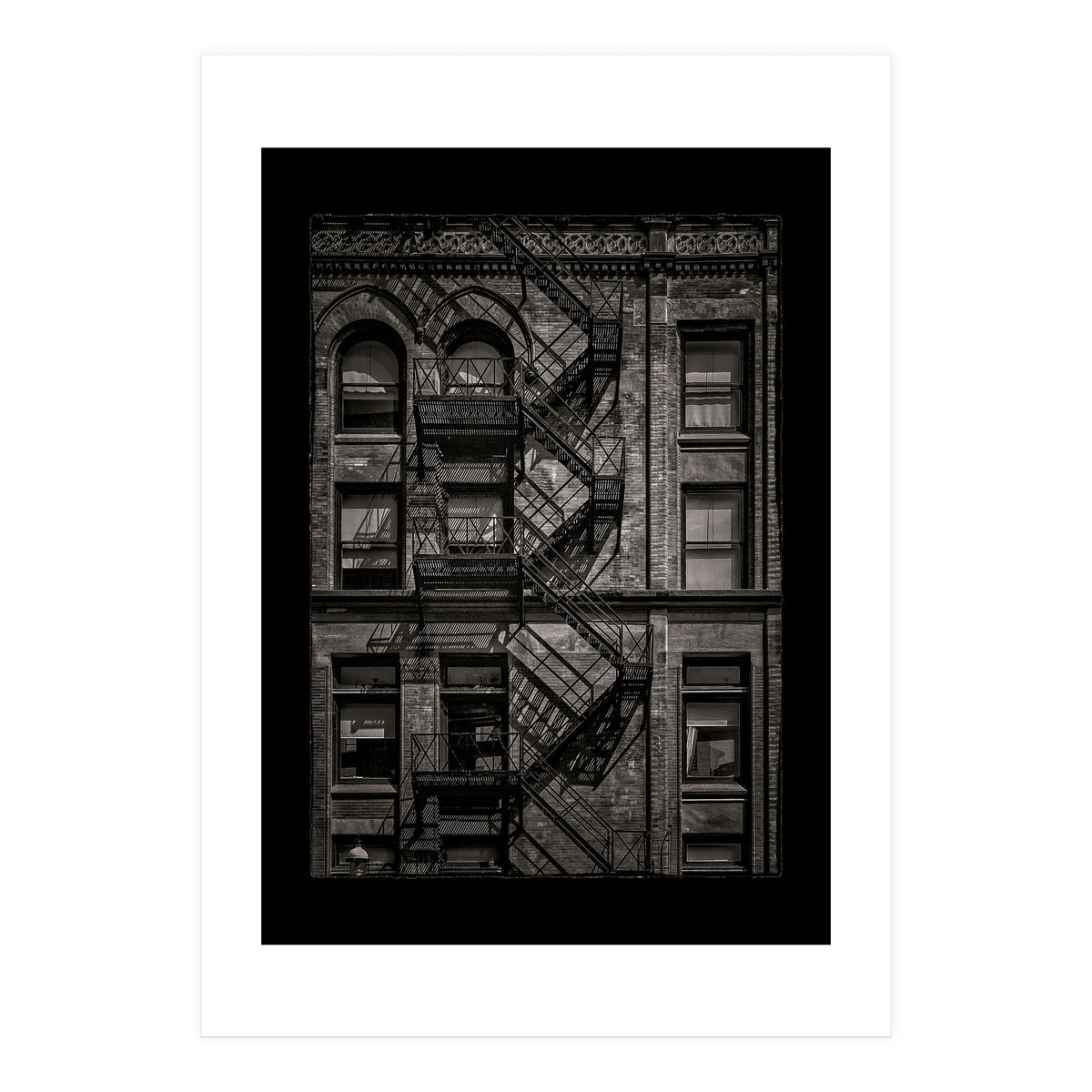 Gooderham Flatiron Building No 2 with Border (Print Only)