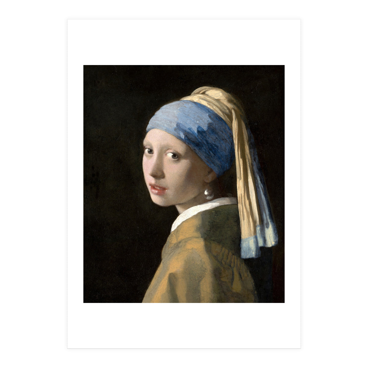 Johannes Vermeer - Girl with a Pearl Earring (Print Only)