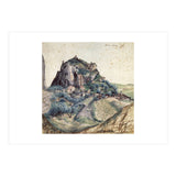 'Castle and Town of Arco', 1495, Watercolour on paper, 22,3 x 22,3 cm. (Print Only) thumbnail