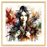 Phoenix Spirit Asian Warrior Portrait thumbnail