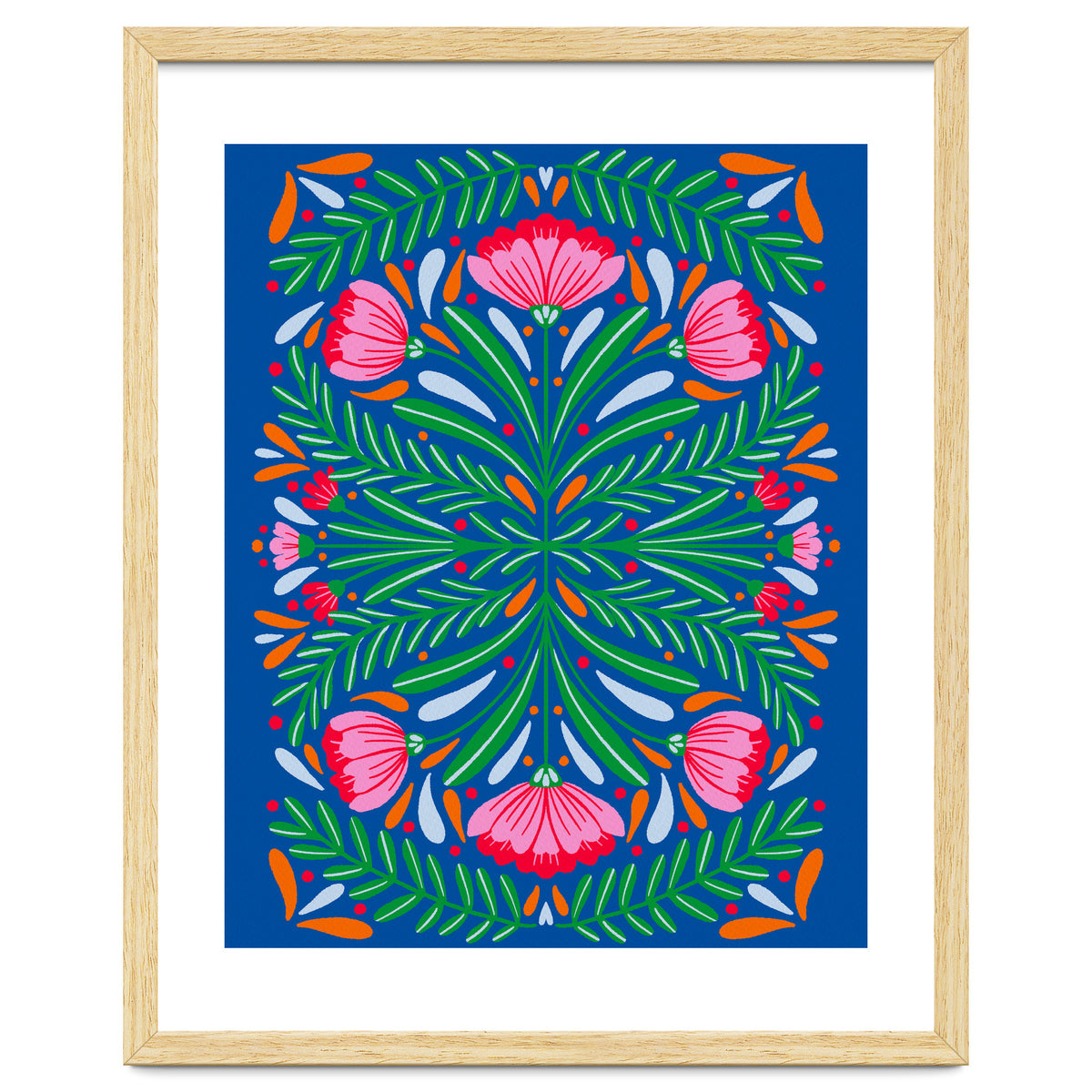 Bold Symmetrical Flowers