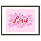 Love hearts - pink and red thumbnail
