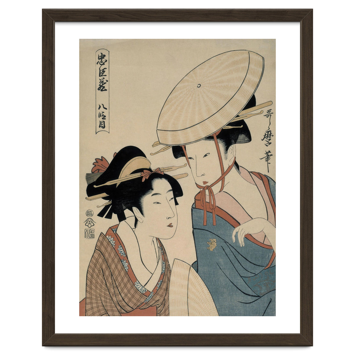 Kitagawa Utamaro (Copy); Takamizawa / 'Hachi-damme (Act VIII)', 1798-1799; 20th century.